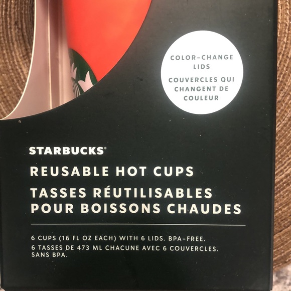 Starbucks Reusable Hot Cups Color Changing Lids - Picture 2 of 6